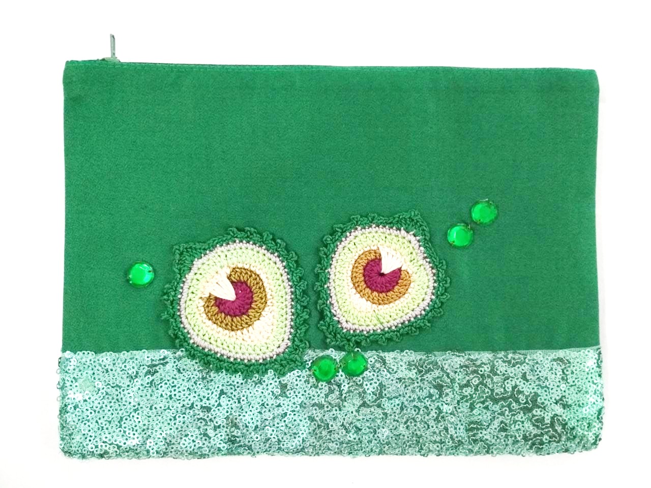 Happy Threads Blingy Storage Pouch (GREEN)